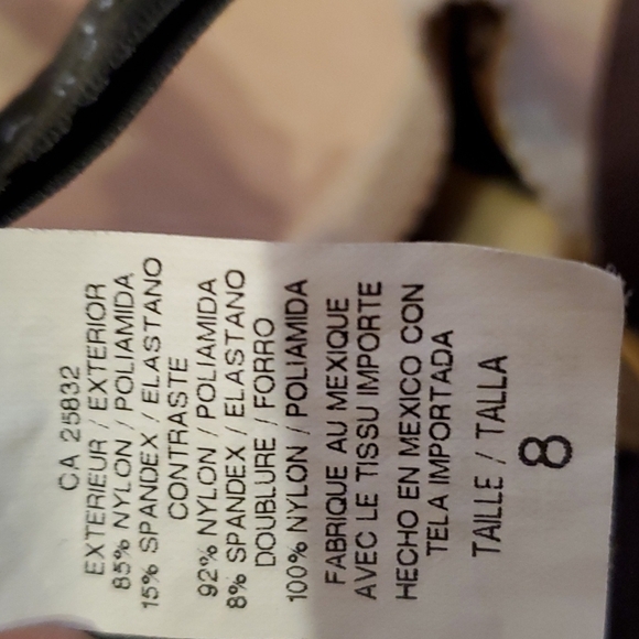 La Blanka Swimsuit Womens Size 8 Brown Rod Beattie One Piece Ruched - Picture 6 of 9